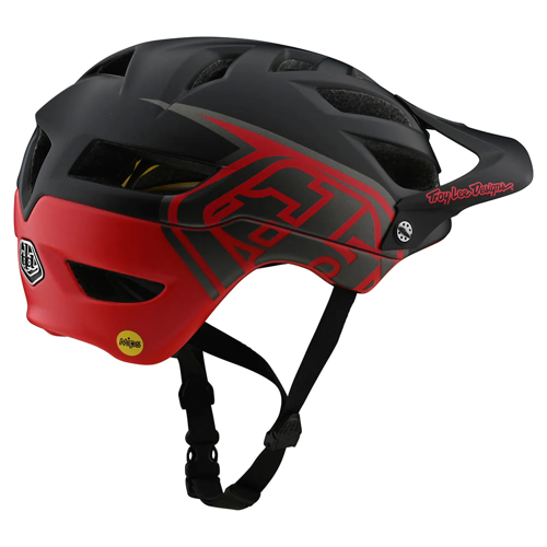 TROY LEE DESIGNS A1 MIPS ® Bike Helmet | MTB | ENDURO | classic black / red