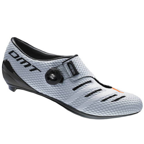 Triathlon road cycling shoes DMT DTR1 205g CARBON Torray MR60 white / black / orange