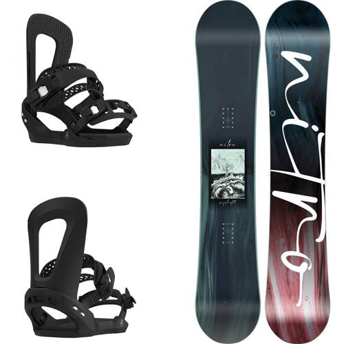 WOMEN SET 2024: snowboard NITRO Mystique GULLWING + bindings BATALEON E-stroyer