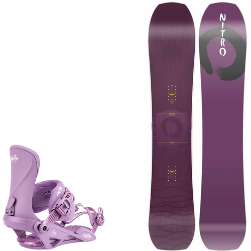 WOMEN SET NITRO 2023:  Karma snowboard + Ivy bindings