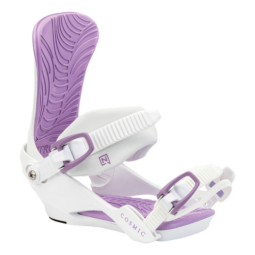 WOMEN'S NITRO SET 2025: Lectra BRUSH + Cosmic WHITE | snowboard + bindings