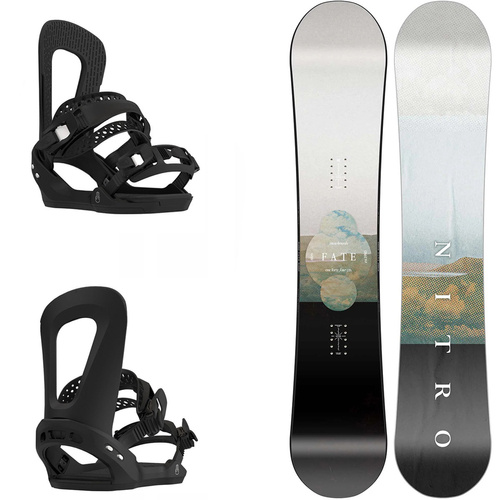 WOMEN'S SET : NITRO Fate 2025 + BATALEON E-stroyer 2024 | snwboard + bindings