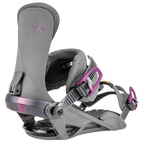 Women snowboard bindings NITRO Ivy FACTORY CRAFT S. Vibram 2023 | ALL-MOUNTAIN VERSATILITY