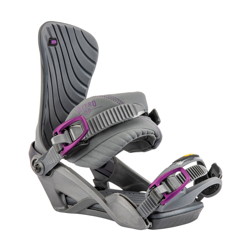 Women snowboard bindings NITRO Ivy FACTORY CRAFT S. Vibram 2023 | ALL-MOUNTAIN VERSATILITY