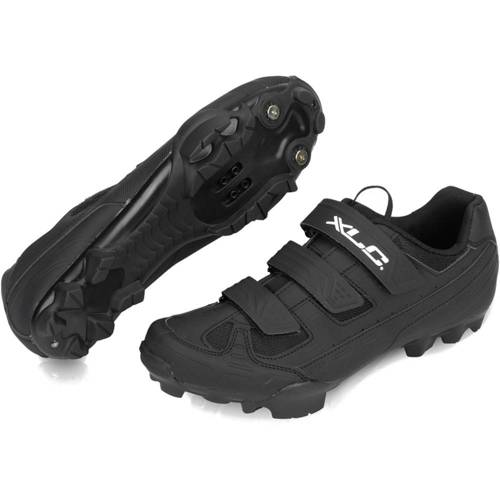 XLC Tiger + SPD | bike shoes + cleats | CB-M06 | SPD |  MTB / GRAVEL / CROSS / ROAD / TOURING | matt black 