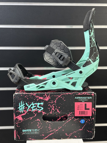 YES x NOW x LOBSTER Airmaster 2025 | snowboard bindings | SkateTech ® | blue | NOTE