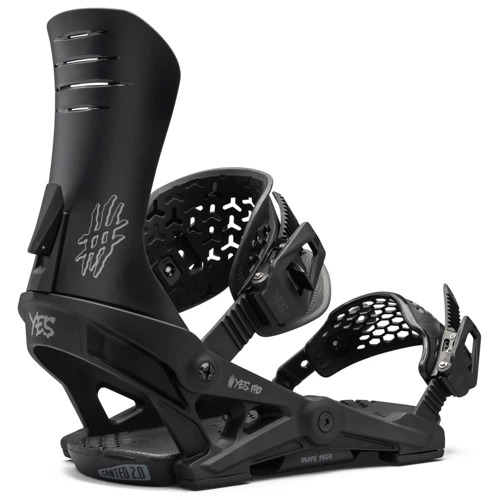 YES x NOW x LOBSTER IPO 2025 | snowboard bindings | SkateTech ® | black