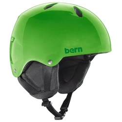 Dziecięcy kask snowboard / narty BERN "Team" Diablo Kid's Helmet | thinSHELL ® | translucent neon green