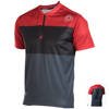 Koszulka rowerowa rozpinana z kieszeniami LEATT DBX Half-Zip 1.0 Jersey red / granite