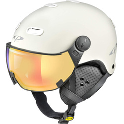 Premium Helmets CP Sarachillo | ski helmet | stone / white | multicolor mirror lens