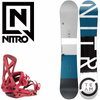SET NITRO 2022: snowboard Team CAMBER + Phantom bindings F.S.C. red