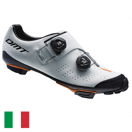 MTB cycling shoes DMT DM1 2 x BOA CARBON  MICHELIN white / black / orange