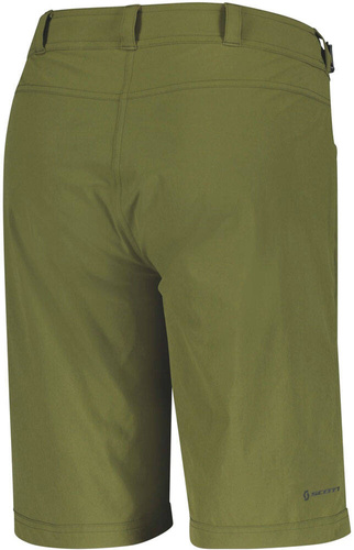 SCOTT Shorts W's Trail Flow w/pad | damskie szorty / spodenki rowerowe | + wewnętrzne spodenki z wkładką | MTB / ENDURO | fir green