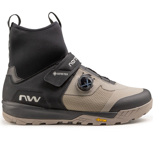 NORTHWAVE Kingrock PLUS MID GTX | bike shoes | MTB / ENDURO | SPD | VIBRAM ® | GORE-TEX ™ | black / sand