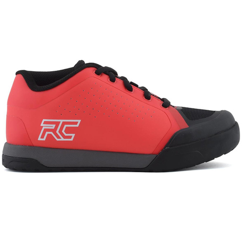 RIDE CONCEPTS Powerline | bike shoes | D3O | Rubber Kinetics DST 4.0 | MTB / ENDURO / DIRT / DH | FLAT | red / black