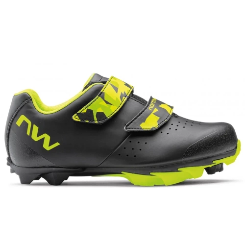 NORTHWAVE Origin Junior | bike shoes | MTB | SPD | black / yellow fluo