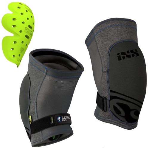 IXS Flow EVO+ Knee Guards | ochraniacze kolan | ENDURO / MTB / E-BIKE | X-MATTER | KEVLAR | grey