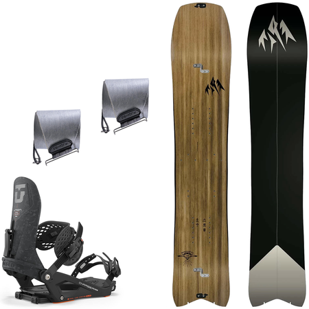 SET: JONES Hovercraft 3D 2.0 2025 splitboard & POMOCA skins + UNION Charger FC CARBON bindings | THE EVOLVED BACKCOUNTRY RACER!