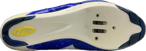 NORTHWAVE Sprint SS Fibra | buty rowerowe szosowe | VINTAGE / RETRO / CULT | blue / white