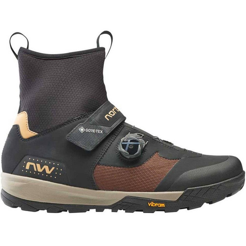 NORTHWAVE Kingrock PLUS MID GTX | bike shoes | MTB / ENDURO | SPD | VIBRAM ® | GORE-TEX ™ | black / brown