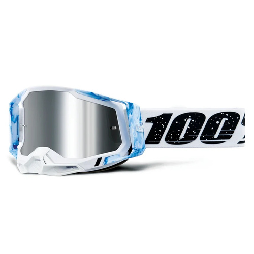 100%The Racecraft 2 Mixos | MX / ENDURO / MTB goggles | 2 x lens:  MIRROR SILVER FLASH + CLEAR