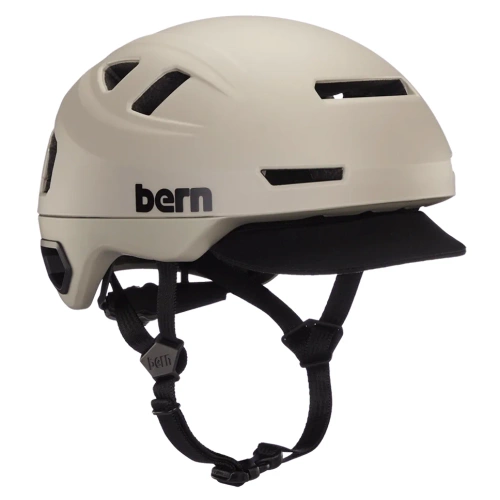 BERN Hudson + LED | kask rowerowy | MIPS ® | URBAN / GRAVEL / E-BIKE | matte sand