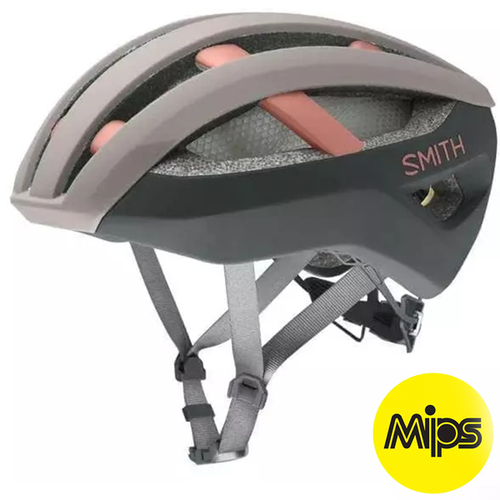 SMITH Network MIPS ® | cycling helmet | AEROcore /  KOROYD ® | ROAD / GRAVEL | matte tusk / peat moss / champagne