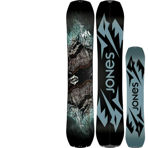 JONES Mountain Twin 3D Split + KOHLA Universal Peak Splitboard Skins | splitboard + foki
