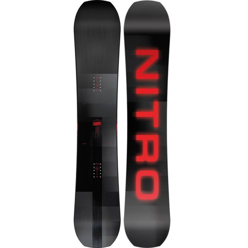 ZESTAW NITRO 2025: Team PRO CAMBER + Team PRO WHITE | snowboard + wiązania