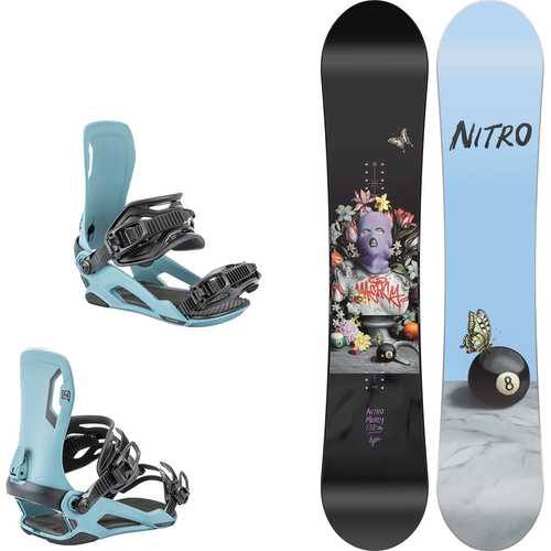 WOMEN'S NITRO 2026 SET: Mercy + Talent | snowboard + bindings