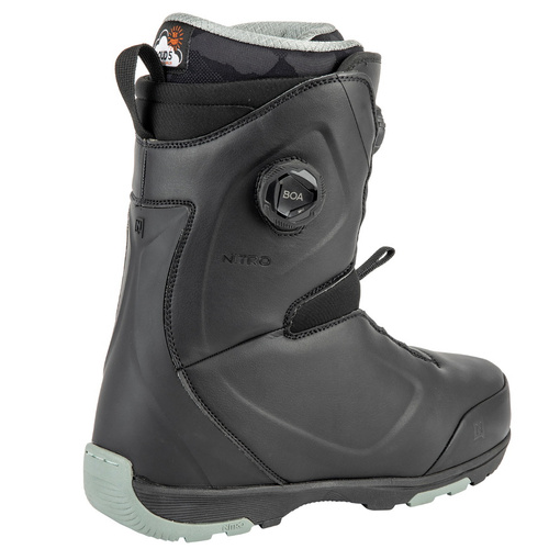 NITRO Club BOA ® Dual 2025 | snowboard boots | 2 x BOA ® | black | Redesigned For Comfort and Ease!