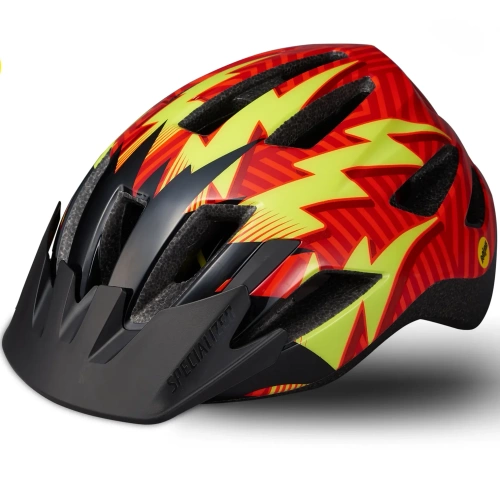 SPECIALIZED Shuffle LED MIPS ® | kid's bike helmet  | red / black lightning
