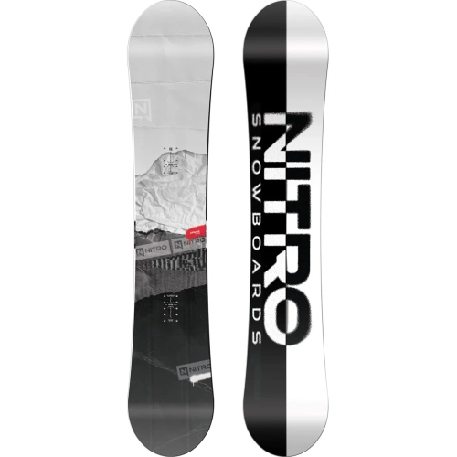 SET: NITRO Prime RAW 2025 + BATALEON E-stroyer BLACK / white | snowboard + bindings