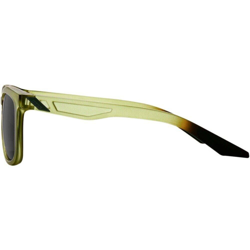 100% Hudson | okulary przeciwsłoneczne | Matte Translucent Olive State / black MIRROR lens | LT 11% | SPORT / LIFESTYLE