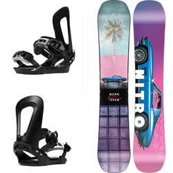 SET: NITRO Cheap Thrills 2025 + BATALEON E-stroyer BLACK / white | snowboard + bindings