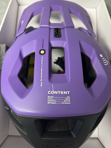 POC Kortal Race MIPS ® | kask rowerowy | NFC | RECCO ® | MTB / ENDURO | sapphire purple / uranium black metallic / matt | OUTLET
