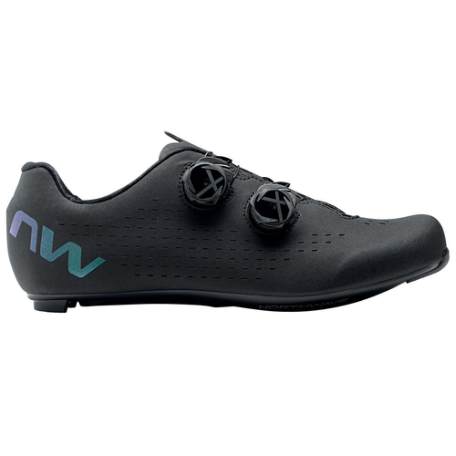 NORTHWAVE Revolution 3 | buty rowerowe szosowe | 100% CARBON inserts | black / iridescent