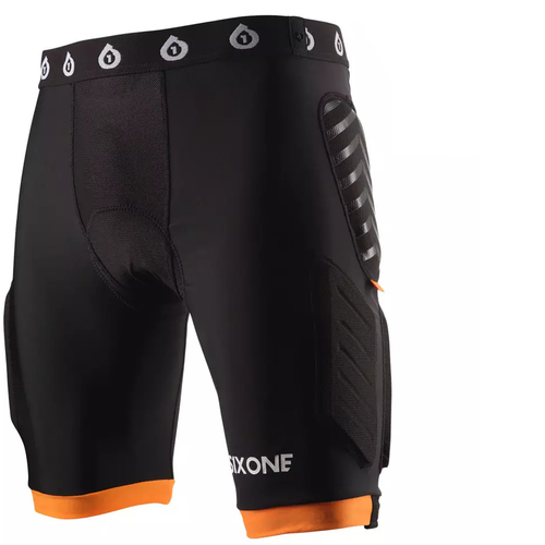 SIXSIXONE 661 EVO Compression Shorts | spodenki rowerowe ochronne | D3O | MTB / EDURO | black
