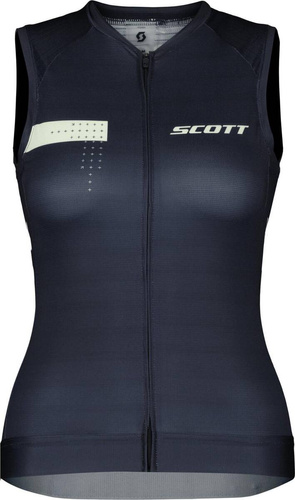 SCOTT RC Pro w/o sleeve Women's Jersey | dark blue/fresh green