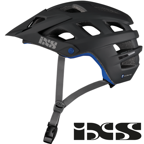 IXS Trail EVO electric PLUS | damski / dziecięcy / juniorski kask rowerowy | MTB / ENDURO / E-BIKE | black | XS / 49-54cm 