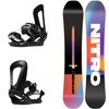 SET: NITRO Prime Chroma CAM-OUT 2026 + BATALEON E-stroyer BLACK / white | snowboard + bindings