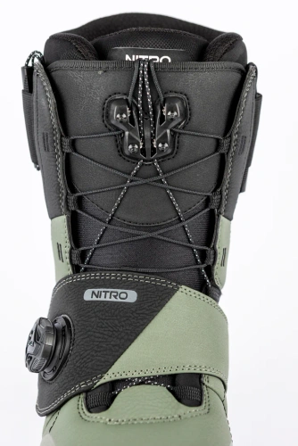 NITRO Step On ® + Venture TLS 2026: wiązania + buty snowboardowe | HEAT Modlable | BOA ® | Introducing the New All-Terrain Convenience Fit | shadow / black & black