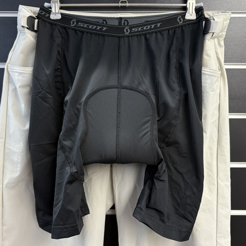 SCOTT Shorts M's Trail Flow w/pad | bike | MTB / ENDURO | dust white