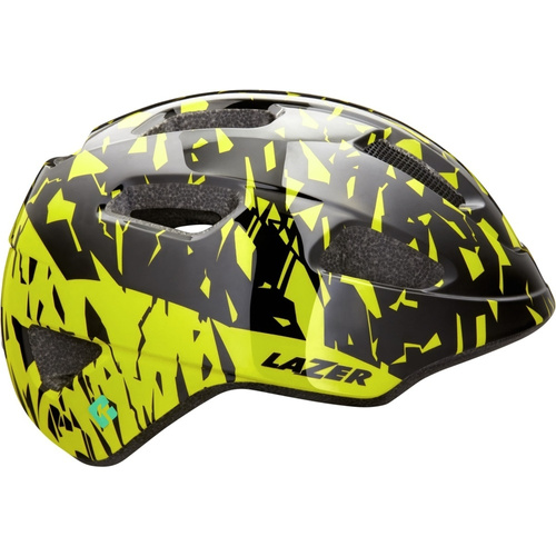 LAZER Nutz KINETICORE ® | dziecięcy kask rowerowy | black / flash yellow | OUTLET