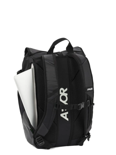AEVOR Roll Pack PROOF Black 20-28l | plecak rowerowy / miejski | LAPTOP 15" | 760g