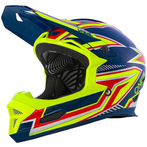 O'NEAL Fury | bike helmet | GOPRO mount | ABS | MTB / ENDURO / DH | FULLFACE / FF | rapid blue / neon yellow
