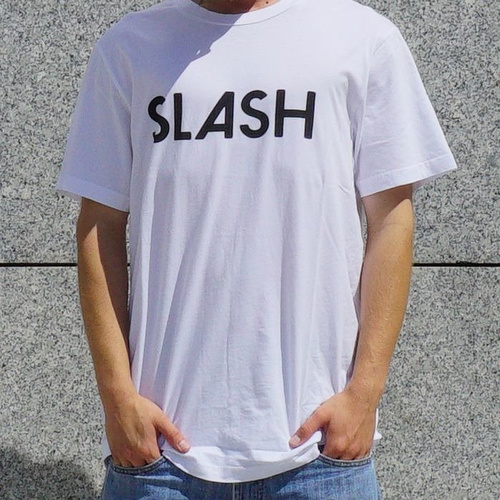 T-shirt SLASH Snowboards by GIGI Logo Tee biały | LIQUIDATION