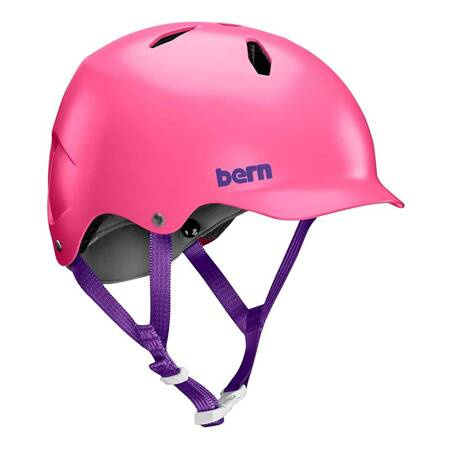 BERN Bandito | juniorski kask rowerowy | MULTISPORT JUNIOR | ALL SEASON / BIKE & SNOW | satin pink