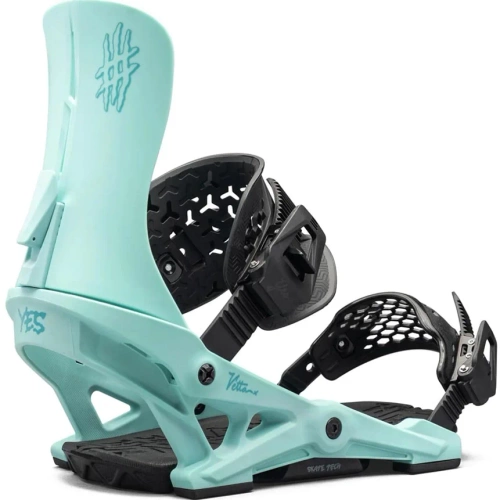 YES x NOW x LOBSTER Vetta 2025 | women's snowboard bindings | SkateTech ® | iceberg