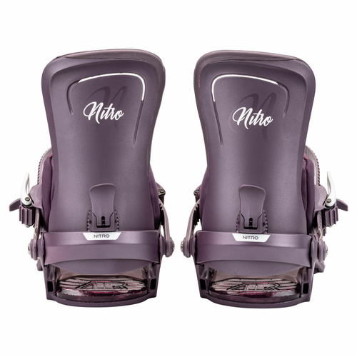 WOMEN'S SET NITRO 2025: Karma + Poison deep purple  | snowboard + bindings | Freeride Redefined & Refined